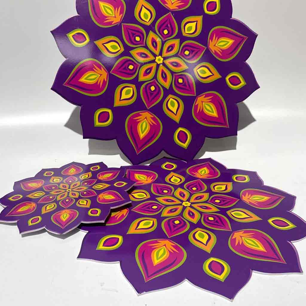 DIWALI FLOWER PURPLE  29cmD / 49cmD / 59cmD 